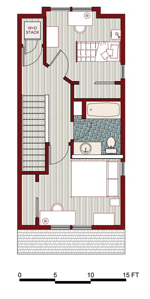 Cottage Second Floor Plan